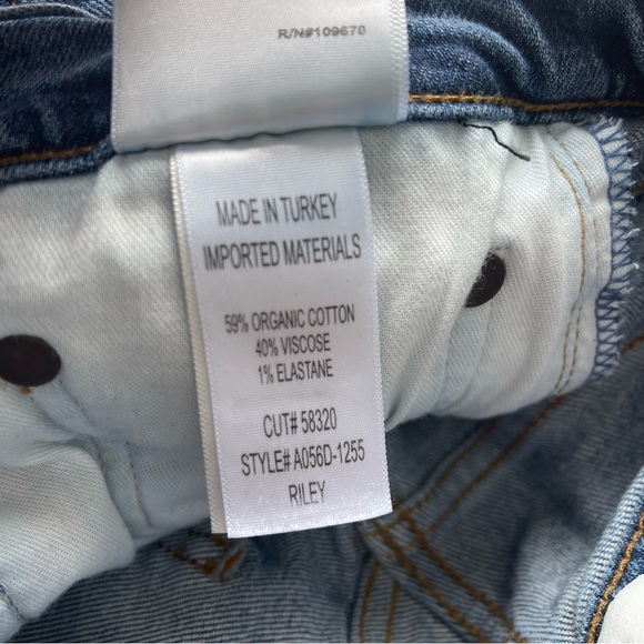 AGOLDE high rise straight crop jeans in transfer - Picture 3 of 7